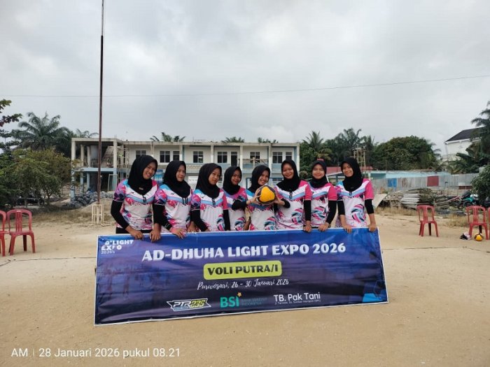 Tim Voli Putri MTsN 4 Bungo Meriahkan Ad-Dhuha Dlight Expo 2026 Tim Voli Putri MTsN 4 Bungo Meriahkan Ad-Dhuha Dlight Expo 2026