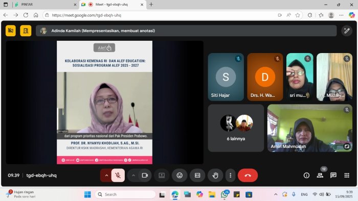 Mts Negeri 4 Bungo ikut Berpartisipasi Dalam Pembukaan Sosialisasi Alef Education oleh Kanwil Kemenag Jambi Mts Negeri 4 Bungo ikut Berpartisipasi Dalam Pembukaan Sosialisasi Alef Education oleh Kanwil Kemenag Jambi