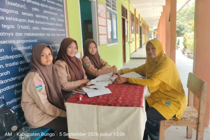 H-1 OMI Kabupaten Bungo: Gaya Bimbingan Santai Ibu Amin Mahmudah Bikin Siswa MTsN 4 Bungo Makin PD
