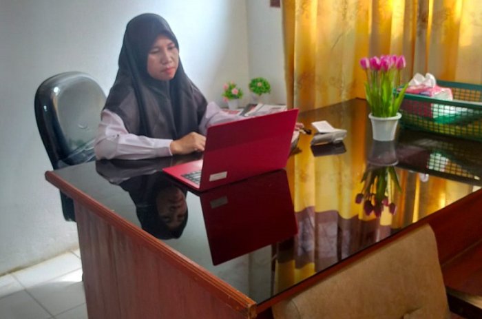 Wujudkan Wilayah Bebas Korupsi, Kaur TU MTsN 4 Bungo Ikuti Sosialisasi Madrasah Zona Integritas