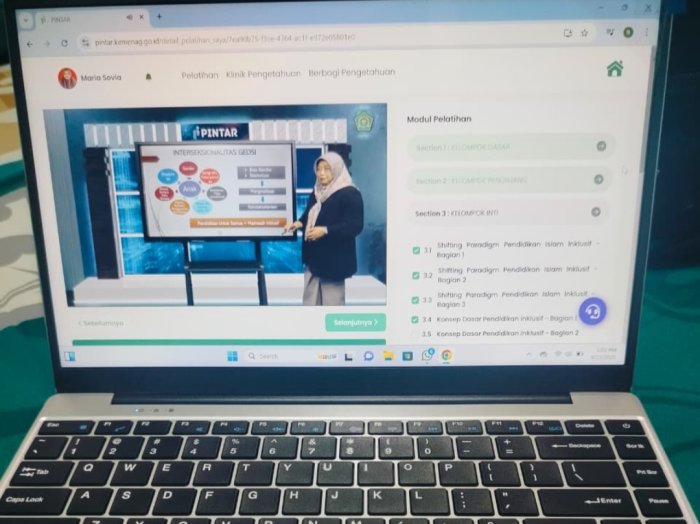 Guru MTsN 4 Bungo Ikuti Pelatihan Pengelolaan Pendidikan Inklusif