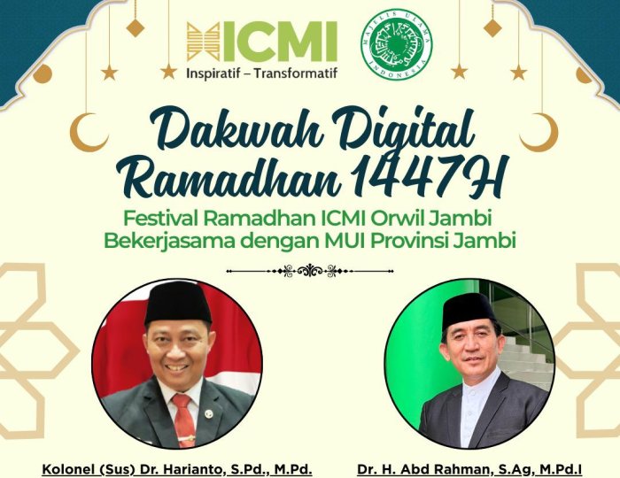 Humas MTsN 4 Bungo Hadiri Dakwah Digital Ramadan 1447 H, Perkuat Ketahanan Keluarga di Era Digital