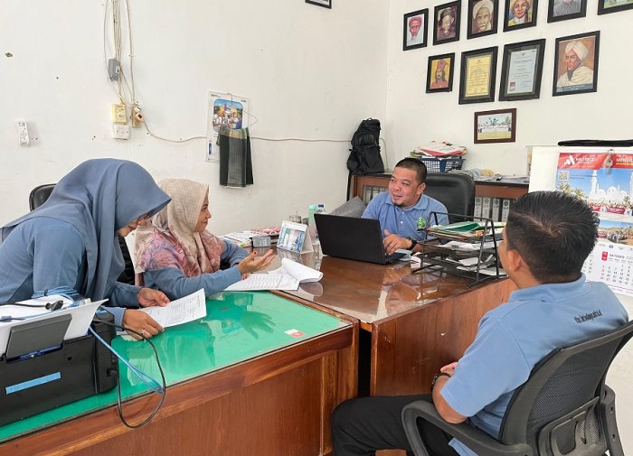 Sinergi Baru, Guru CPNS Seni Budaya MTsN 4 Bungo dan Tim Humas Bangun Kolaborasi