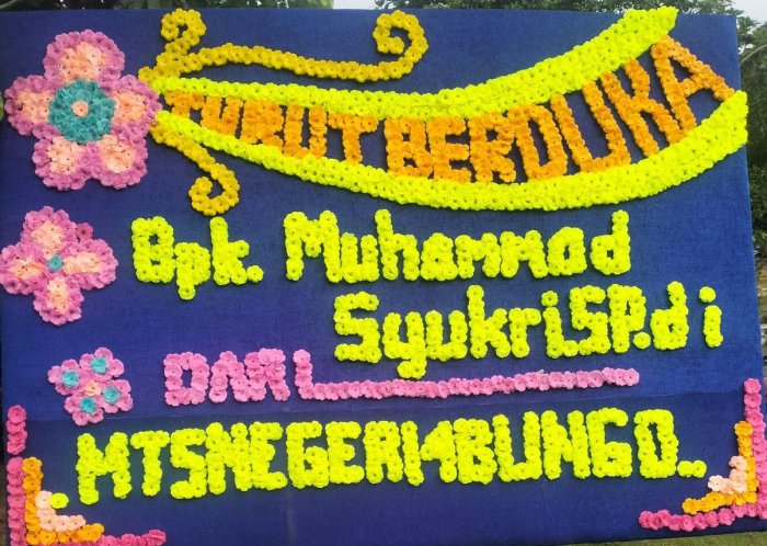 Keluarga Besar MTsN 4 Bungo Sampaikan Turut Berduka Cita atas Berpulangnya Bapak M. Sukri, S.Pd.I