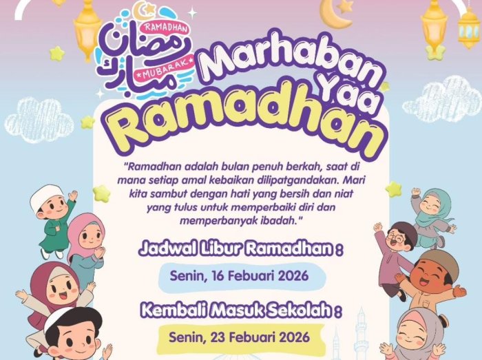 Sambut Ramadan 1447 H, Siswa MTsN 4 Bungo Libur Hingga 23 Februari