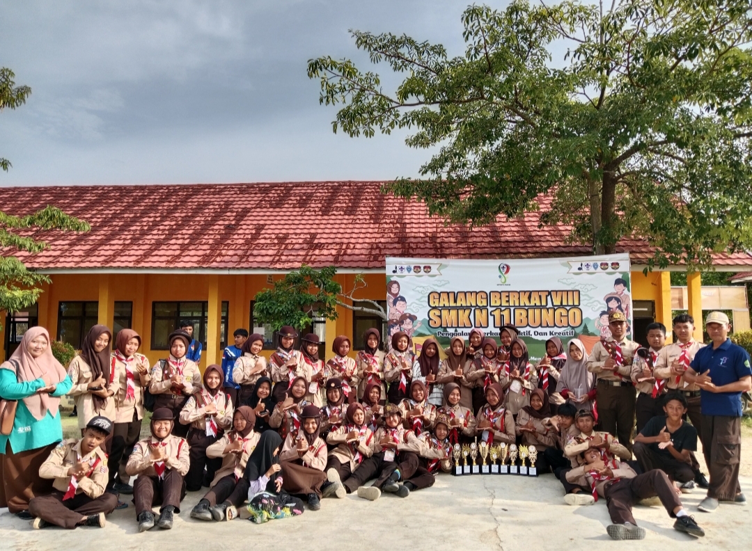 PANGKALAN MTsN 4 BUNGO IKUTI PENUTUPAN GALANG BERKAT (GALBER) VIII DI SMK N 4 BUNGO