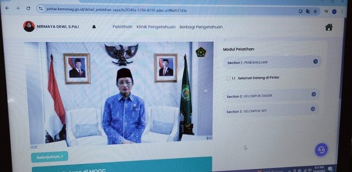 Guru MTsN 4 Bungo Tingkatkan Kompetensi Digital melalui Pelatihan Santri Mahir Artificial Intelligence