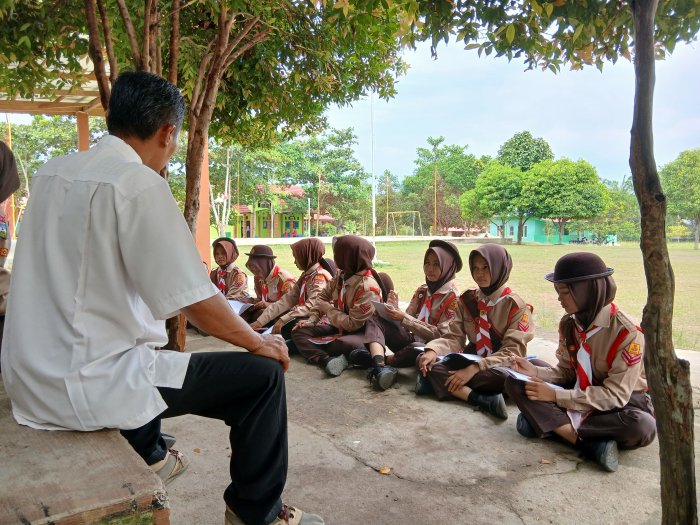 Latihan Sandi Morse, Bentuk Kesiapan MTsN 4 Bungo Menjelang Jambore Kwarcab