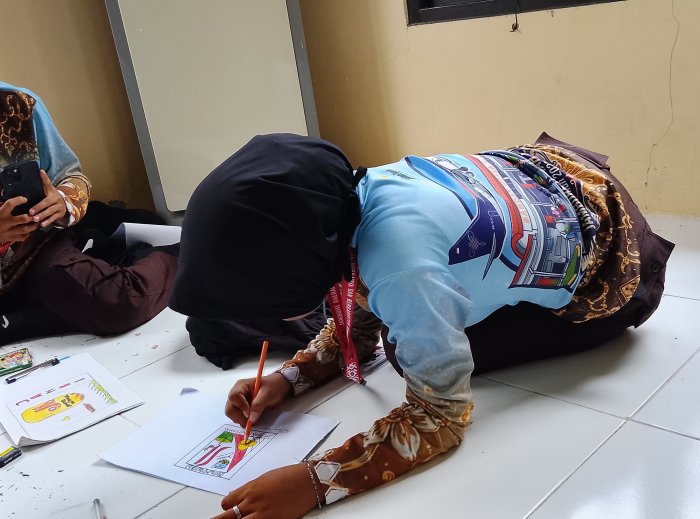 Wakili Madrasah di Jamda Jambi, Olivia Anis Septiandani Ikuti Lomba Desain