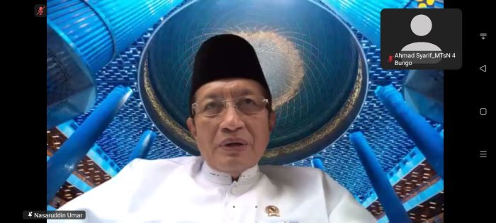 Perkuat Sinergi Madrasah, Kepala MTsN 4 Bungo Ikuti Rapat Nasional Progres Program Kemenag