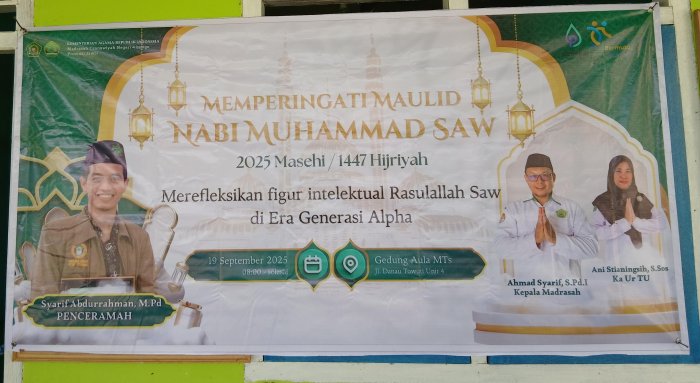 MTsN 4 Bungo Gelar Persiapan Menyambut Maulid Nabi Muhammad SAW MTsN 4 Bungo Gelar Persiapan Menyambut Maulid Nabi Muhammad SAW