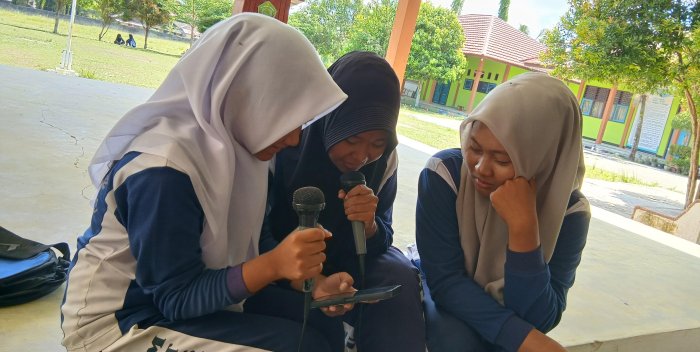 Vokalis Hadroh MTsN 4 Bungo Latihan Intensif Sambut Maulid Nabi Muhammad Saw