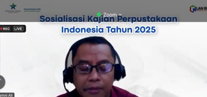 Kepala Perpustakaan MTsN 4 Bungo Ikuti Sosialisasi Kajian Perpustakaan RI Tahun2025