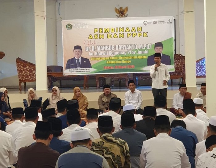 Pererat Silaturahmi di Bulan Suci, Keluarga Besar Kemenag Bungo Gelar Buka Bersama Jajaran Kanwil