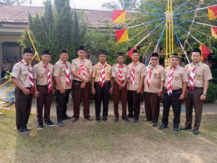 Tingkatkan Semangat Kepanduan, Pembina Pramuka MTsN 4 Bungo Ikuti Upacara Puncak Hari Pramuka ke-65
