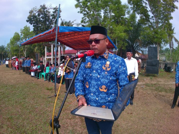 Mandat Khusus Pemdus Daya Murni: Kepala MTsN 4 Bungo Bacakan Teks Proklamasi Kemerdekaan