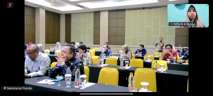 Kaur TU MTsN 4 Bungo Ikuti Kegiatan Penanggulangan Bencana Ditjen Pendis Kemenag RI