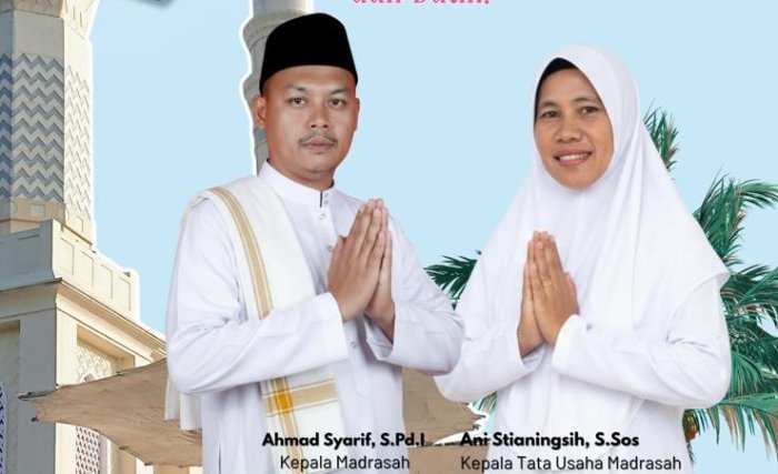 Sampaikan Pesan Persaudaraan, Kaur TU MTsN 4 Bungo Ucapkan Selamat Idul Fitri 1447 H