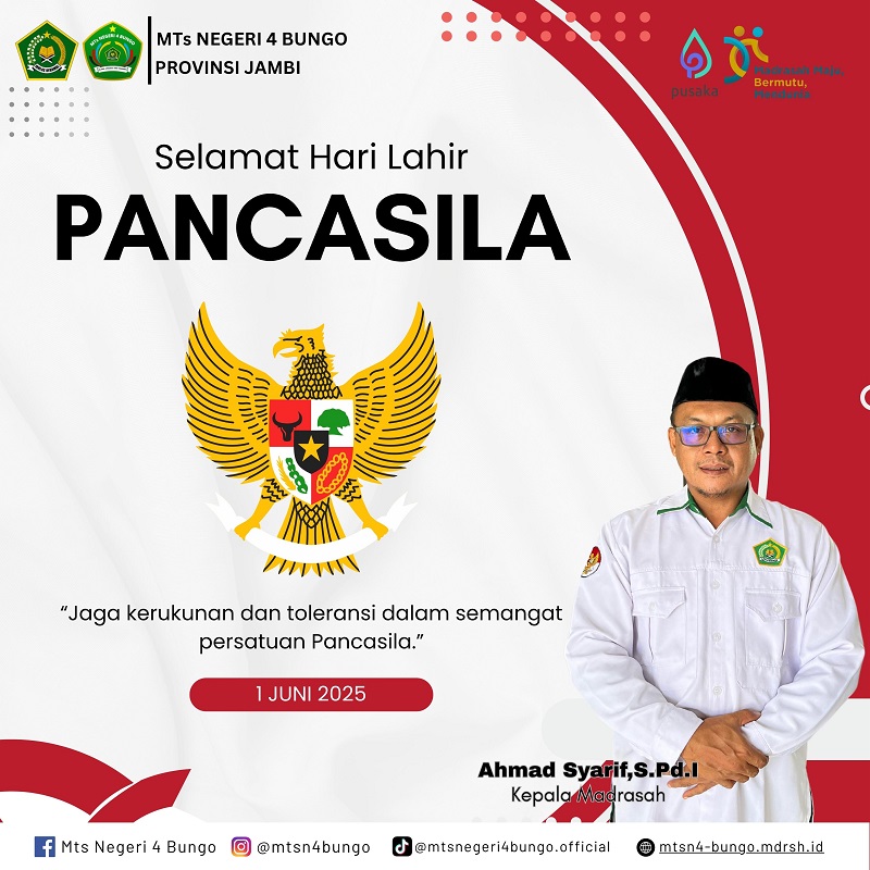 Hari Lahir Pancasila: Petualangan Mendalami Nilai Esensial Pancasila untuk Masa Depan Siswa Madrasah Hari Lahir Pancasila: Petualangan Mendalami Nilai Esensial Pancasila untuk Masa Depan Siswa Madrasah