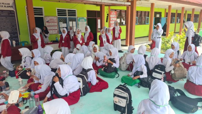 Cairkan Kecanggungan Hari Pertama, Intip Cara Seru Siswa Baru MTsN 4 Bungo Bangun Kebersamaan di Sela MATAMUDA
