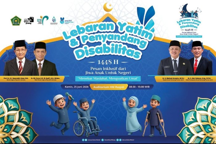 Sambut Lebaran Yatim dan Disabilitas 1448 H, MTsN 4 Bungo Gaungkan Pesan Kesetaraan
