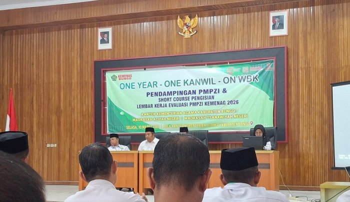 Wujudkan One Year One Kanwil One WBK, MTsN 4 Bungo Intensifkan Pendampingan PMPZI 2026