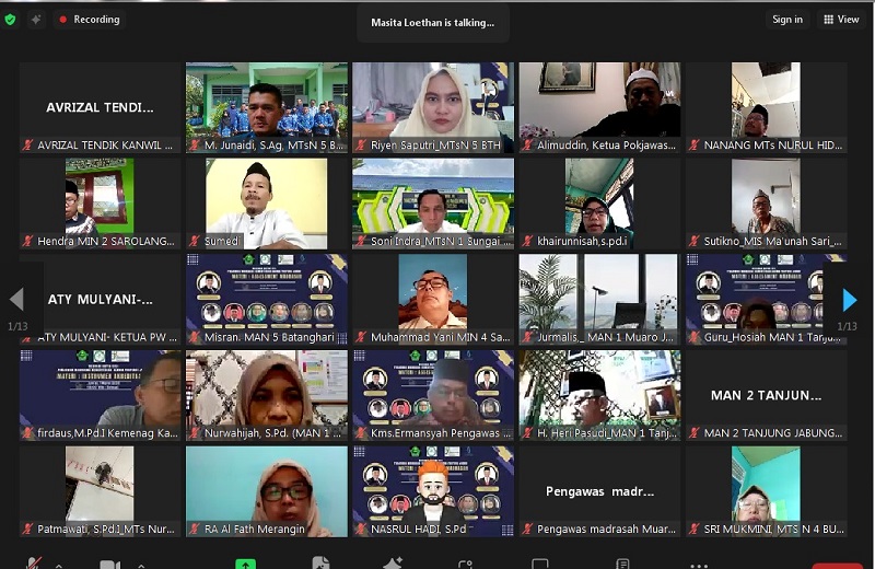 Wakil Kepala Bidang Kurikulum Tingkatkan Kompetensi lewat Webinar Asesmen Madrasah Wakil Kepala Bidang Kurikulum Tingkatkan Kompetensi lewat Webinar Asesmen Madrasah